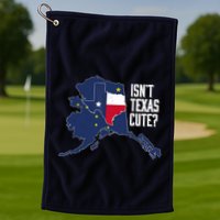 Isnt Texas Cute Alaska Home AK State Design Golf Towel
