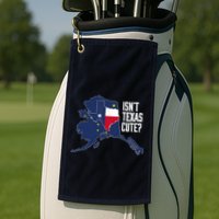 Isnt Texas Cute Alaska Home AK State Design Golf Towel