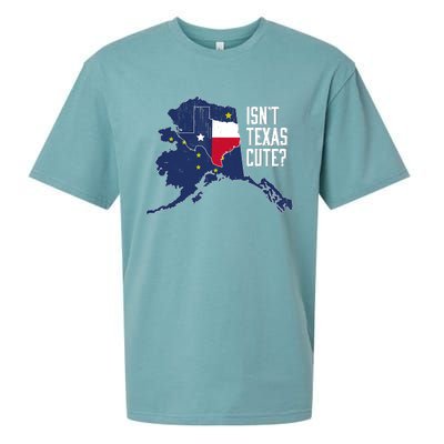 Isnt Texas Cute Alaska Home AK State Design Sueded Cloud Jersey T-Shirt