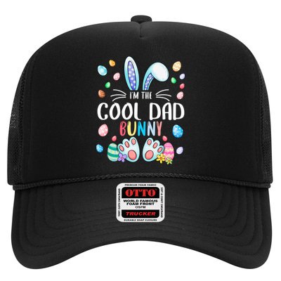 I'm The Cool Dad Bunny Ears Easter Day Family Matching Funny Gift Trucker Hat