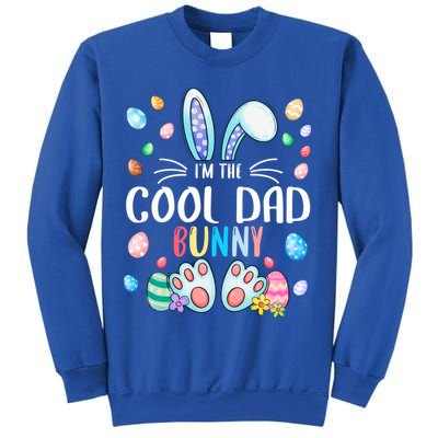 I'm The Cool Dad Bunny Ears Easter Day Family Matching Funny Gift Sweatshirt
