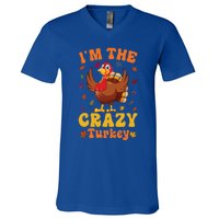 Im The Crazy Turkey Group Matching Thanksgiving Gift V-Neck T-Shirt