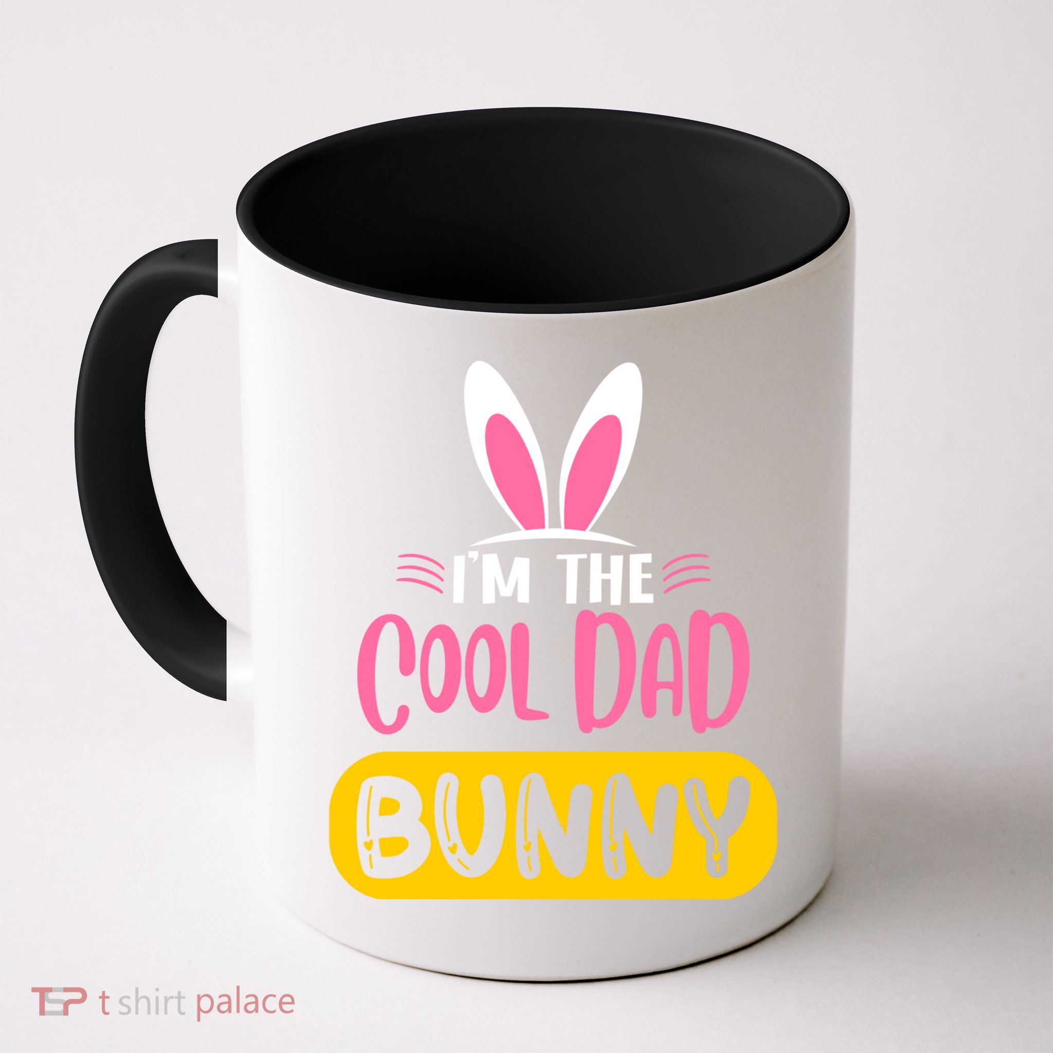 I'm The Cool Dad Bunny Rabbit Ears Egg Funny Easter Day Cute Gift Mug