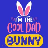 I'm The Cool Dad Bunny Rabbit Ears Egg Funny Easter Day Cute Gift Tall T-Shirt