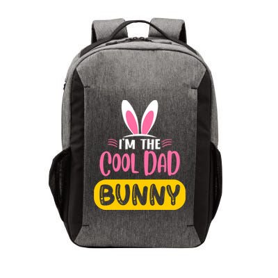 I'm The Cool Dad Bunny Rabbit Ears Egg Funny Easter Day Cute Gift Vector Backpack