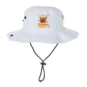 Im The Cutest Turkey Funny Thanksgiving Dabbing Turkey Gift Legacy Cool Fit Booney Bucket Hat