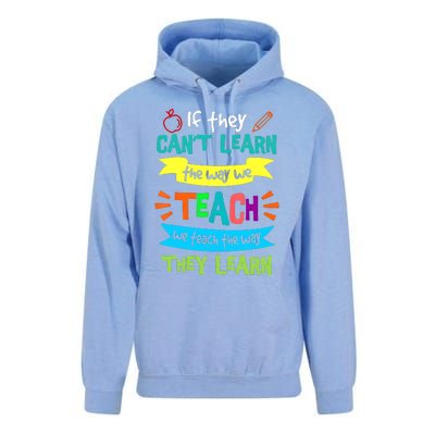 If They CanT Learn The Way We Teach Unisex Surf Hoodie