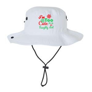 Im Too Cute For The Naughty List Santa Christmas Gift Legacy Cool Fit Booney Bucket Hat