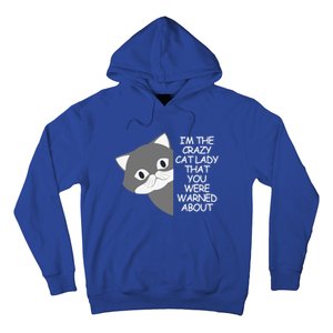 IM The Crazy Cat Lady That You Were Warned About Kamala 47 Cool Gift Hoodie