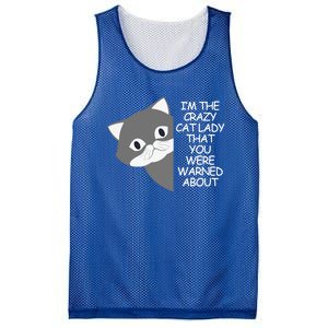 IM The Crazy Cat Lady That You Were Warned About Kamala 47 Cool Gift Mesh Reversible Basketball Jersey Tank