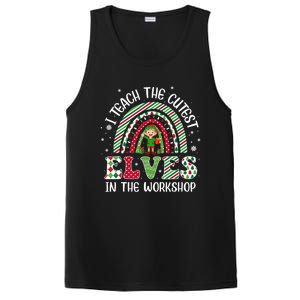 I Teach Cutest In The Workshop Teacher Rainbow Meaningful Gift PosiCharge Competitor Tank