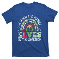 I Teach Cutest In The Workshop Teacher Rainbow Meaningful Gift T-Shirt