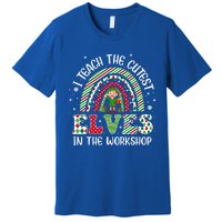 I Teach Cutest In The Workshop Teacher Rainbow Meaningful Gift Premium T-Shirt