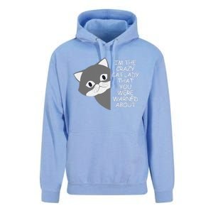 IM The Crazy Cat Lady That You Were Warned About Kamala 47 Gift Unisex Surf Hoodie