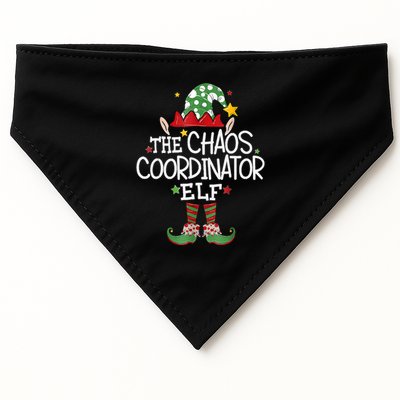 IM The Chaos Coordinator Elf Funny Christmas Matching Elf USA-Made Doggie Bandana