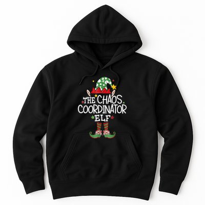 IM The Chaos Coordinator Elf Funny Christmas Matching Elf Hoodie