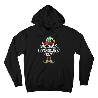 IM The Chaos Coordinator Elf Funny Christmas Matching Elf Hoodie