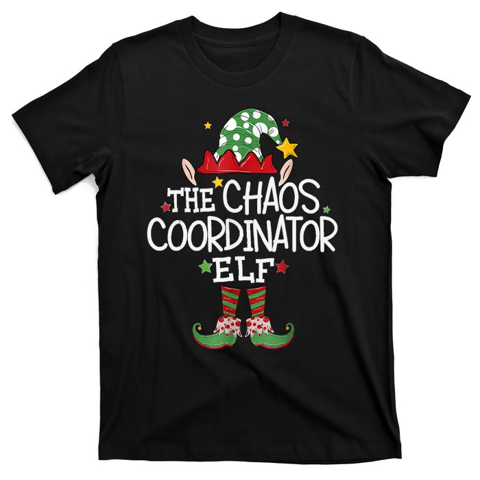 IM The Chaos Coordinator Elf Funny Christmas Matching Elf T-Shirt