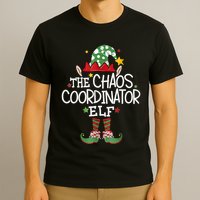 IM The Chaos Coordinator Elf Funny Christmas Matching Elf T-Shirt