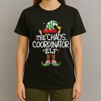 IM The Chaos Coordinator Elf Funny Christmas Matching Elf T-Shirt