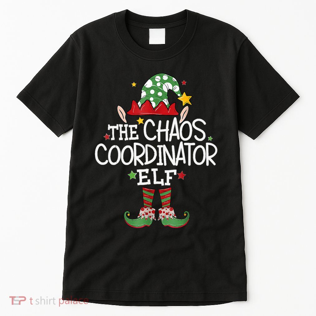 IM The Chaos Coordinator Elf Funny Christmas Matching Elf Tall T-Shirt