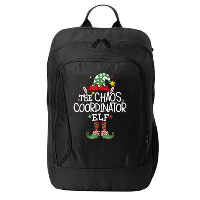IM The Chaos Coordinator Elf Funny Christmas Matching Elf City Backpack
