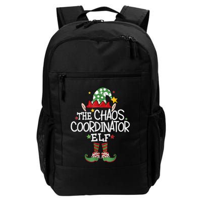 IM The Chaos Coordinator Elf Funny Christmas Matching Elf Backpack