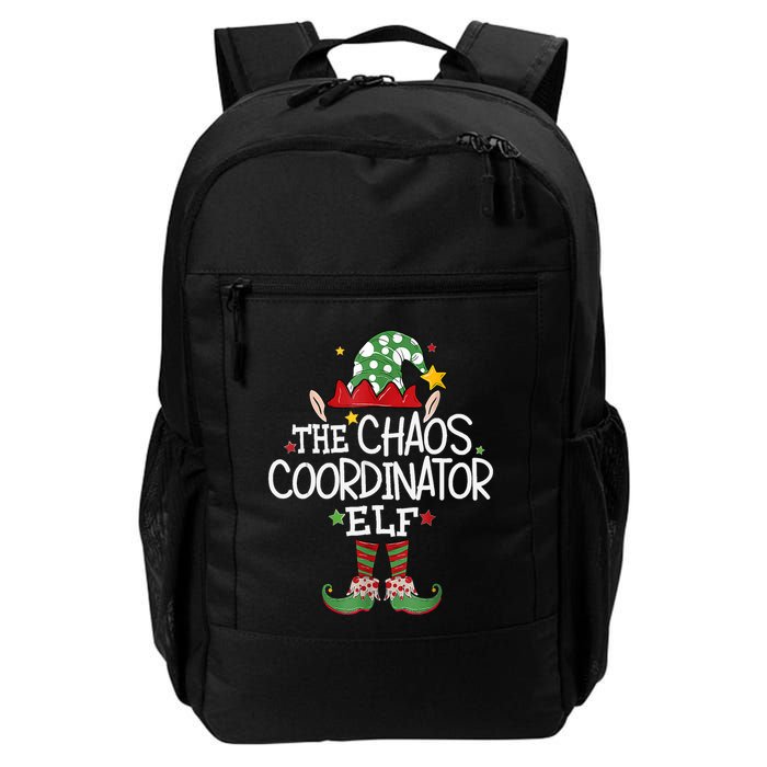 IM The Chaos Coordinator Elf Funny Christmas Matching Elf Backpack