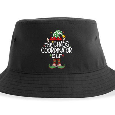 IM The Chaos Coordinator Elf Funny Christmas Matching Elf Sustainable Bucket Hat