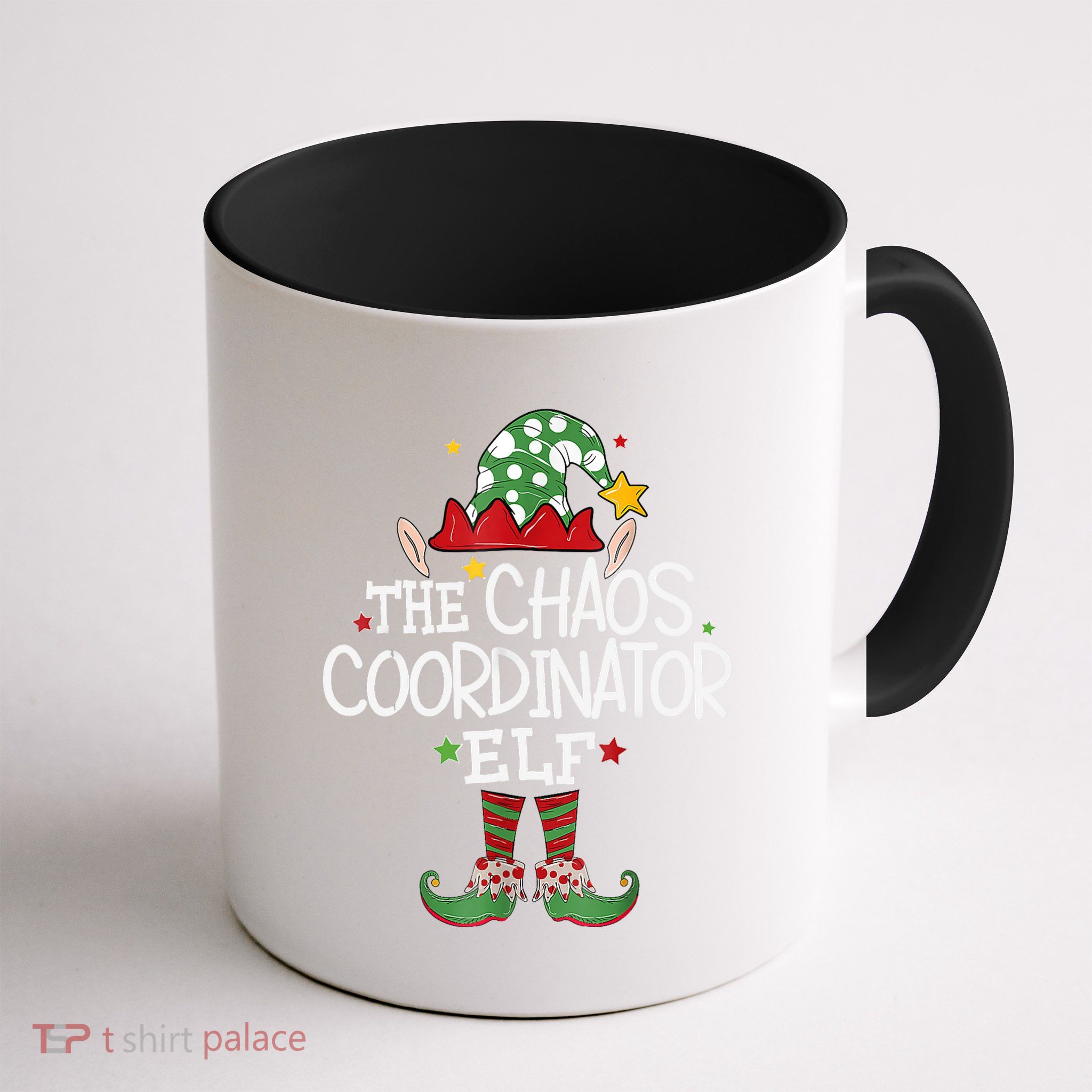 IM The Chaos Coordinator Elf Funny Christmas Matching Elf Mug