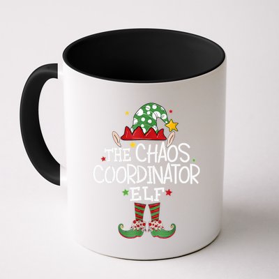 IM The Chaos Coordinator Elf Funny Christmas Matching Elf Mug