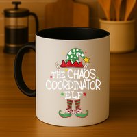 IM The Chaos Coordinator Elf Funny Christmas Matching Elf Mug