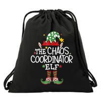 IM The Chaos Coordinator Elf Funny Christmas Matching Elf Drawstring Bag