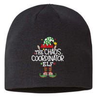 IM The Chaos Coordinator Elf Funny Christmas Matching Elf Sustainable Beanie