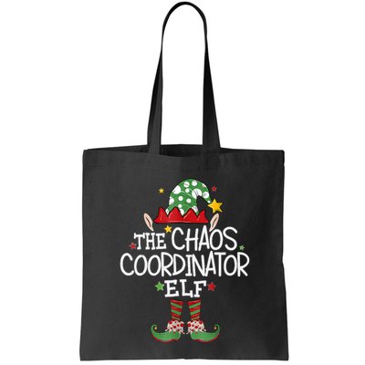 IM The Chaos Coordinator Elf Funny Christmas Matching Elf Bag