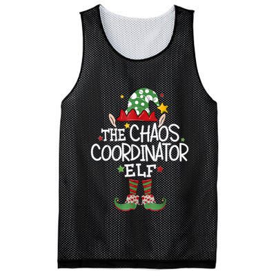 IM The Chaos Coordinator Elf Funny Christmas Matching Elf Mesh Reversible Basketball Jersey Tank