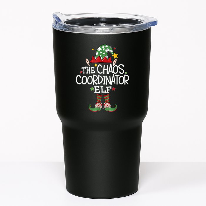 IM The Chaos Coordinator Elf Funny Christmas Matching Elf Tumbler