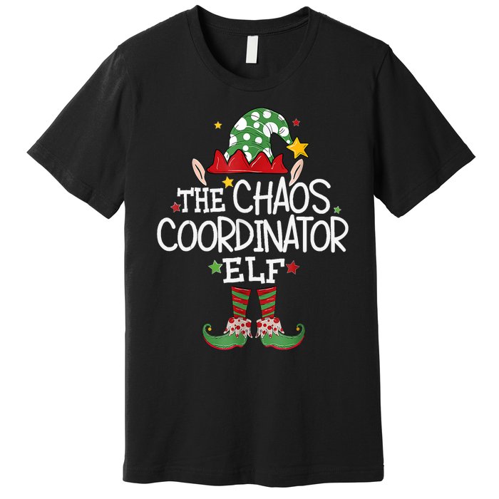 IM The Chaos Coordinator Elf Funny Christmas Matching Elf Premium T-Shirt