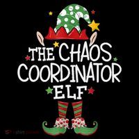 IM The Chaos Coordinator Elf Funny Christmas Matching Elf Tall Sweatshirt