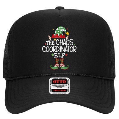 IM The Chaos Coordinator Elf Funny Christmas Matching Elf Trucker Hat