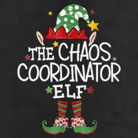 IM The Chaos Coordinator Elf Funny Christmas Matching Elf Trucker Hat