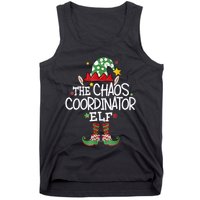 IM The Chaos Coordinator Elf Funny Christmas Matching Elf Tank Top