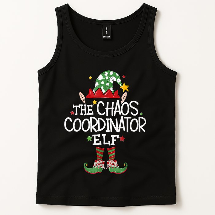 IM The Chaos Coordinator Elf Funny Christmas Matching Elf Tank Top