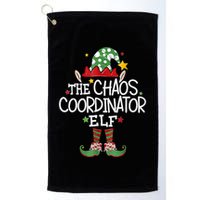 IM The Chaos Coordinator Elf Funny Christmas Matching Elf Golf Towel