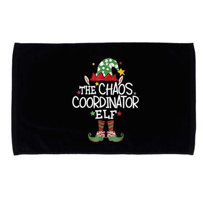 IM The Chaos Coordinator Elf Funny Christmas Matching Elf Microfiber Hand Towel