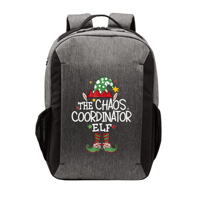 IM The Chaos Coordinator Elf Funny Christmas Matching Elf Vector Backpack
