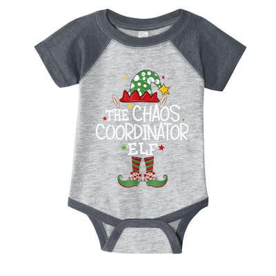 IM The Chaos Coordinator Elf Funny Christmas Matching Elf Infant Baby Jersey Bodysuit