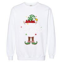 IM The Chaos Coordinator Elf Funny Christmas Matching Elf Garment-Dyed Sweatshirt