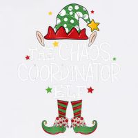 IM The Chaos Coordinator Elf Funny Christmas Matching Elf Garment-Dyed Sweatshirt