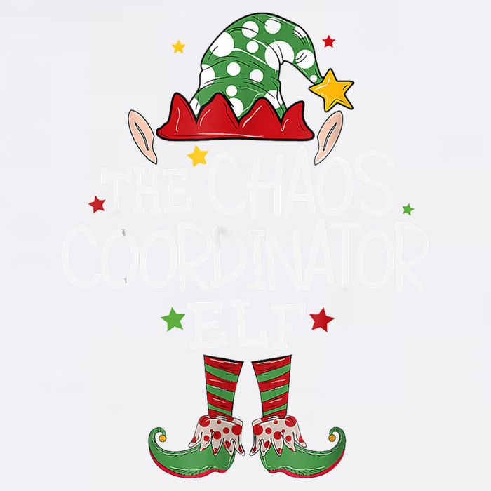 IM The Chaos Coordinator Elf Funny Christmas Matching Elf Garment-Dyed Sweatshirt